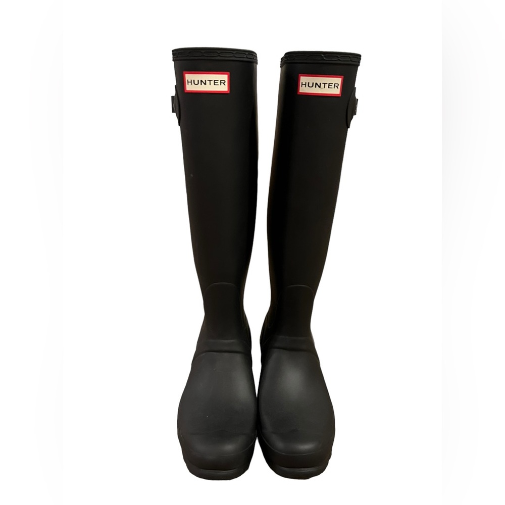 Hunter Tall Rain Boots in Black